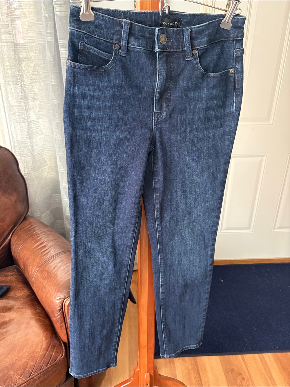 Talbots Women's Dark Indigo Straight Leg Jeans